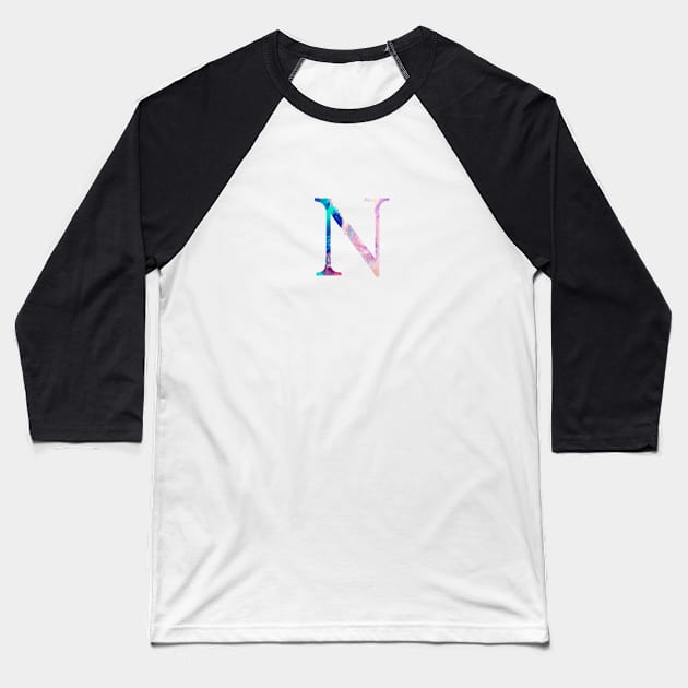 Rainbow Marble Nu Baseball T-Shirt by AdventureFinder